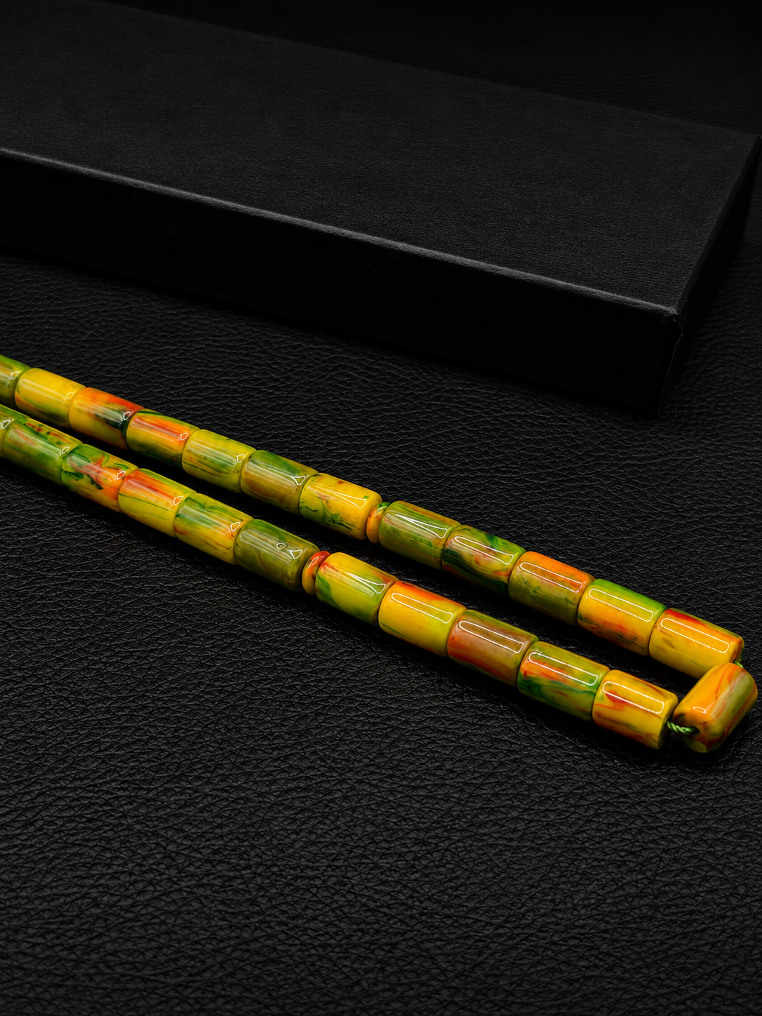 Green Katalin Tesbih – Custom Alloy Tassel & Imame