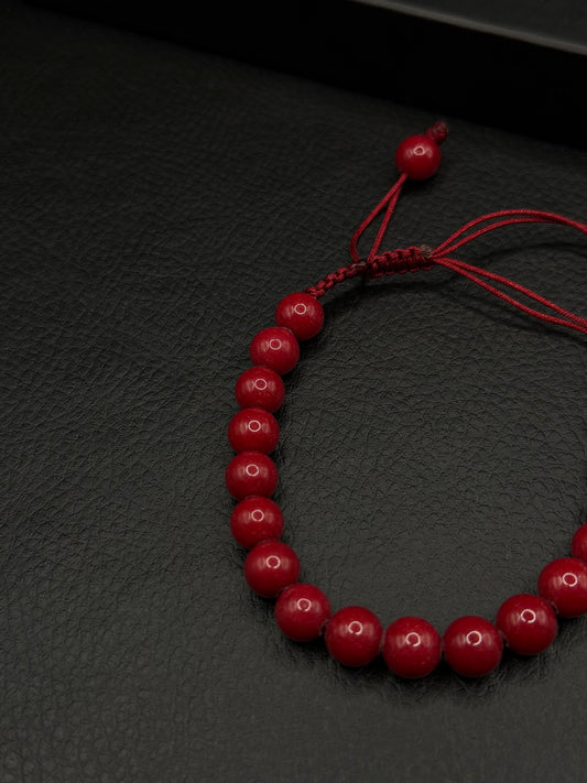 Unisex Red Bracelet – Adjustable Size
