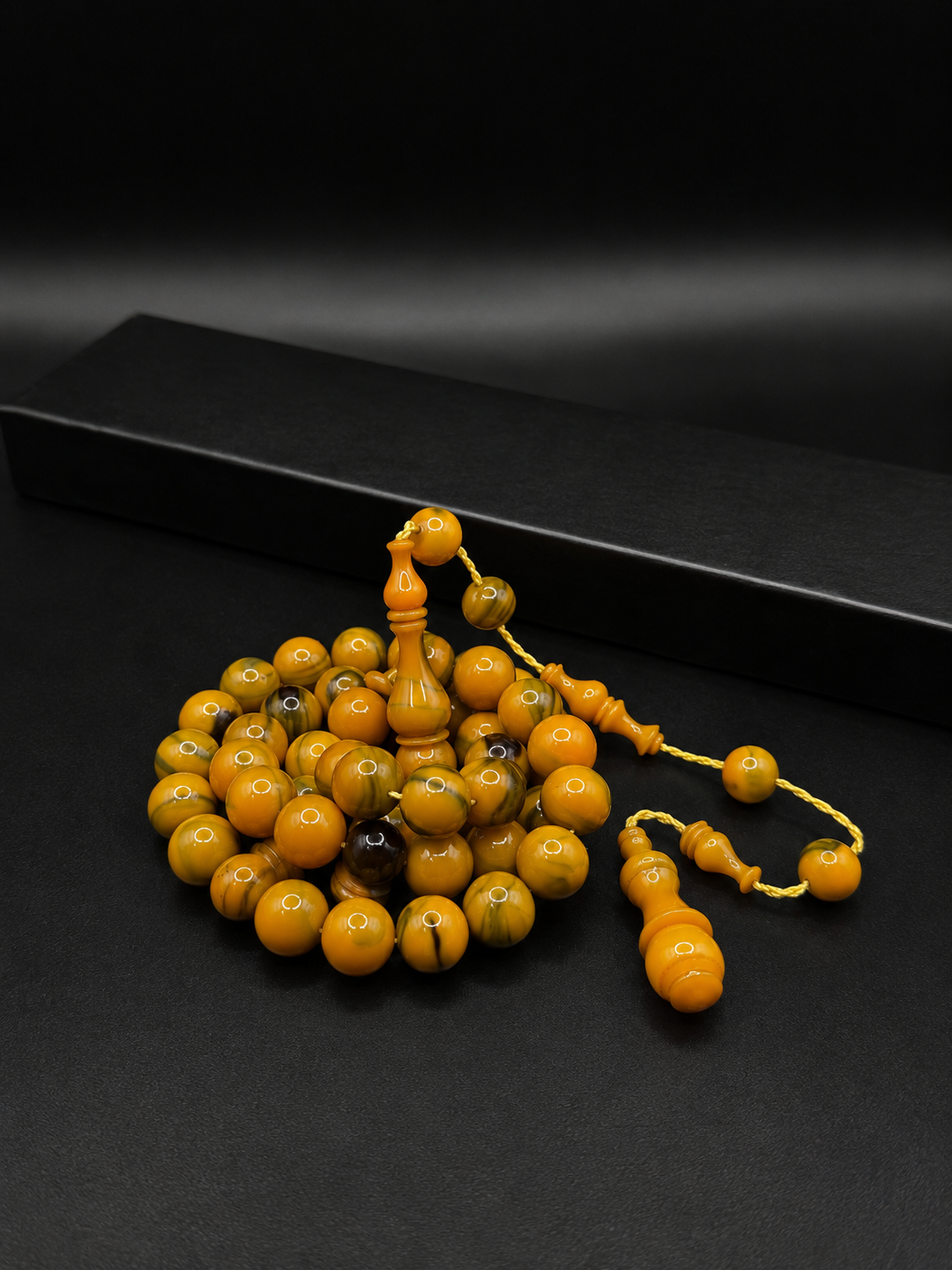 47 Bead Katalin Tesbih – Round Cut System Tassel & VIP Collection Box