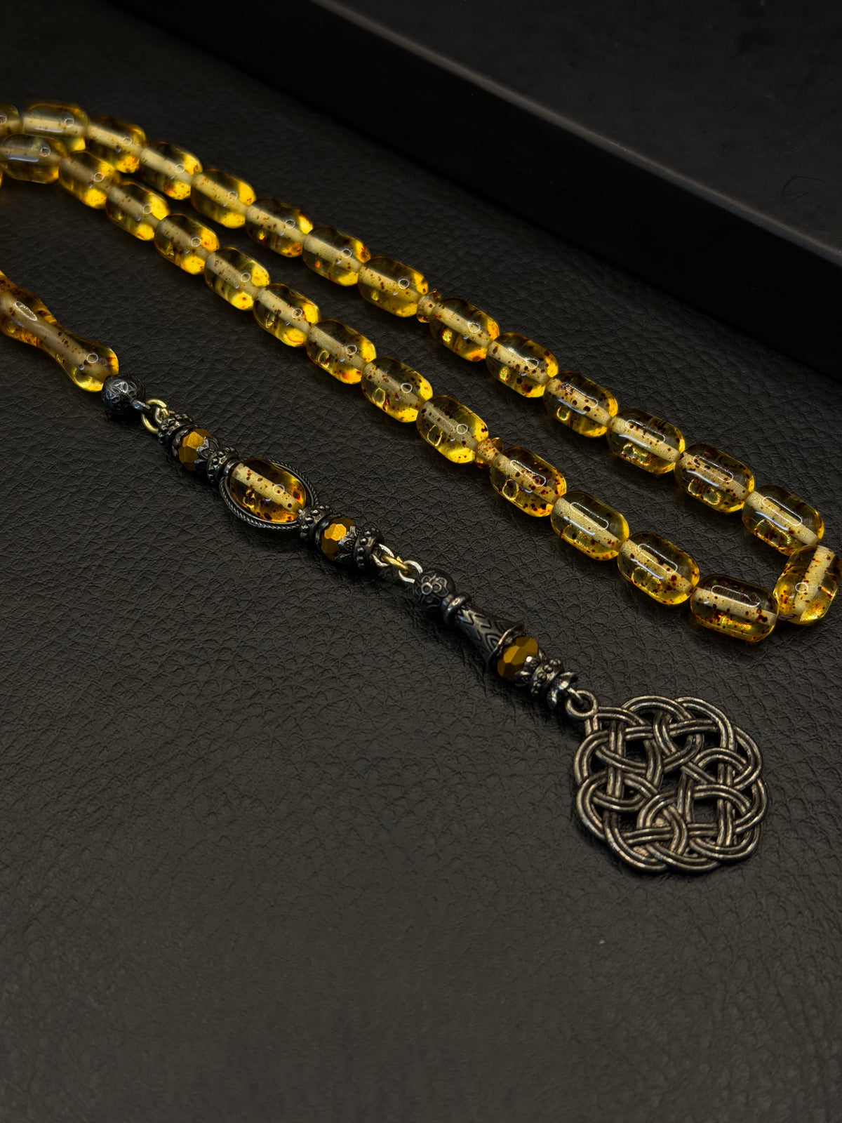 Natural Amber Style Tesbih – Capsule Cut