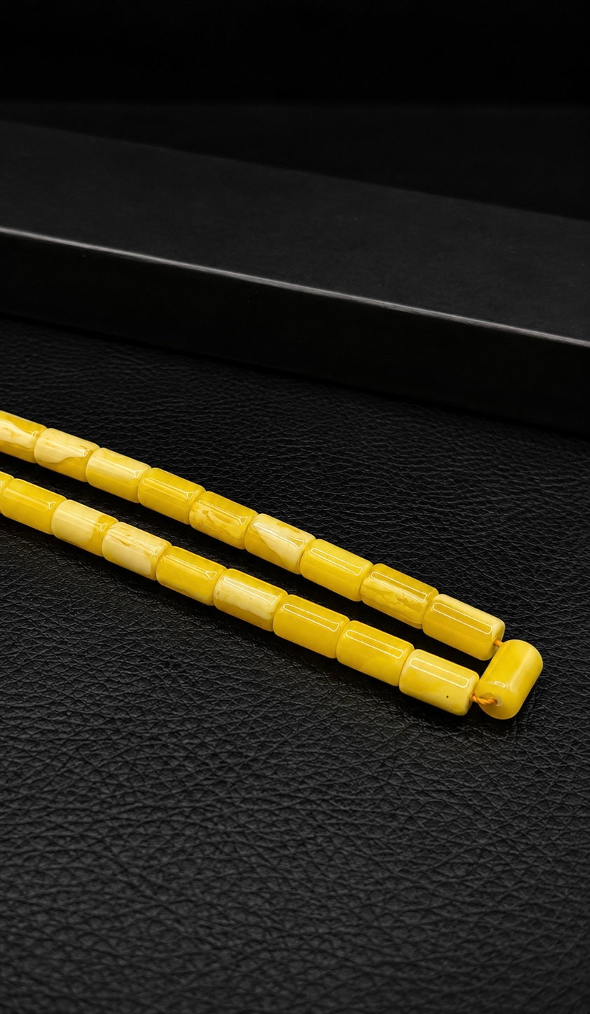 Beyrut Amber Tesbih – Custom Alloy Tassel & Imame