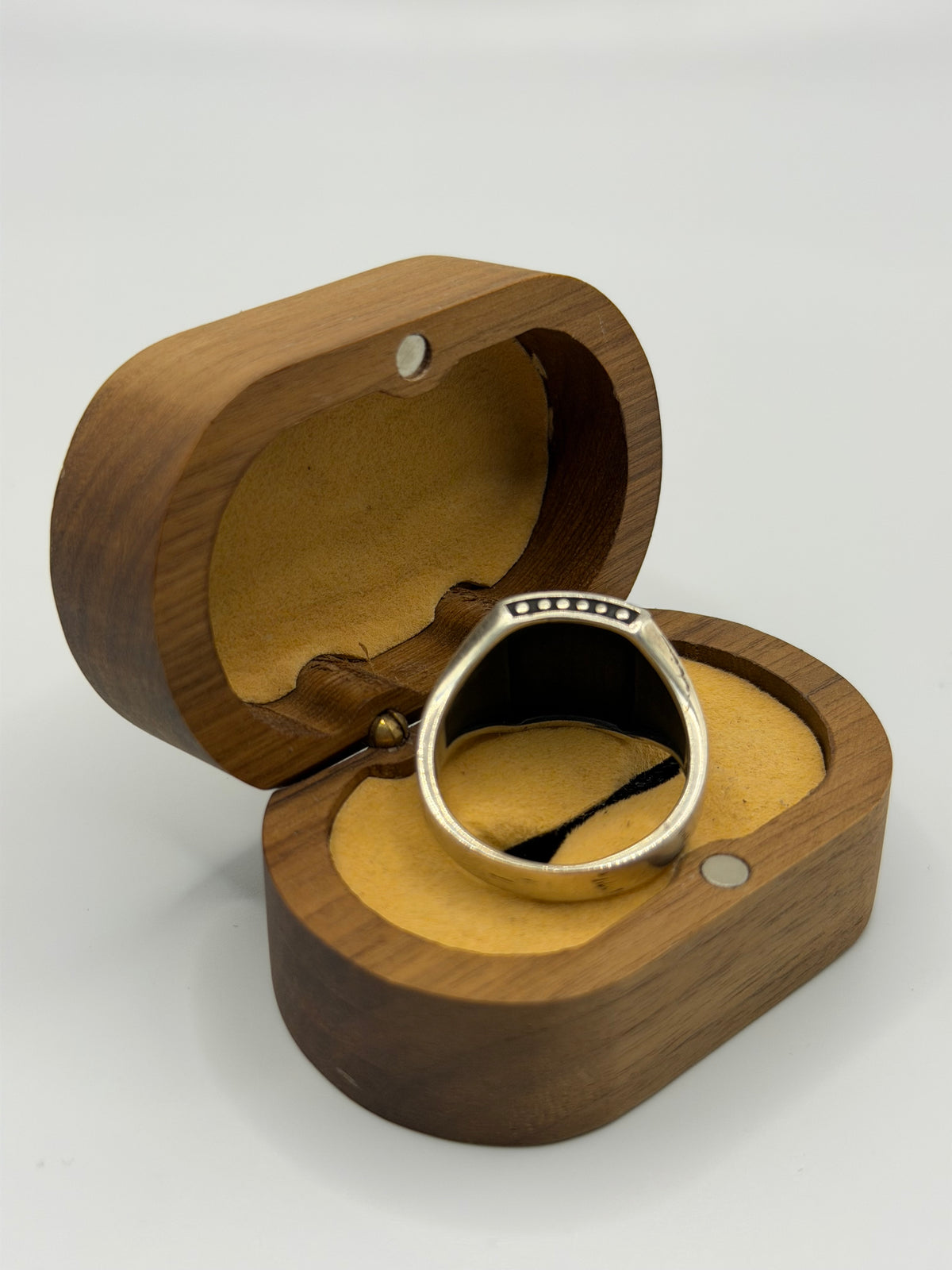 Turkish Flag & Tughra Sterling Silver Ring