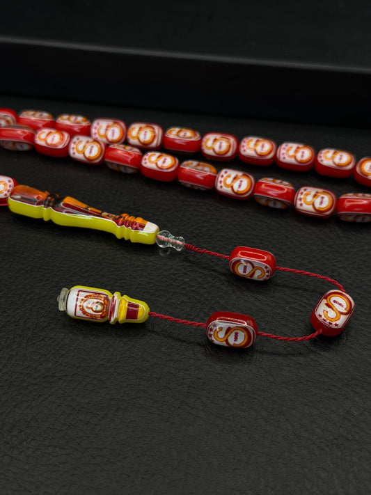 Galatasaray Football Team Katalin Tesbih – Capsule Cut – System Tassel