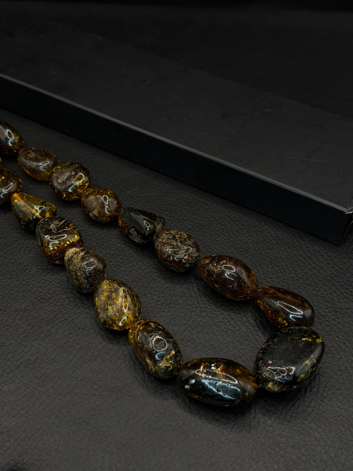 Natural Baltic Fossil Amber Necklace – 85.3g