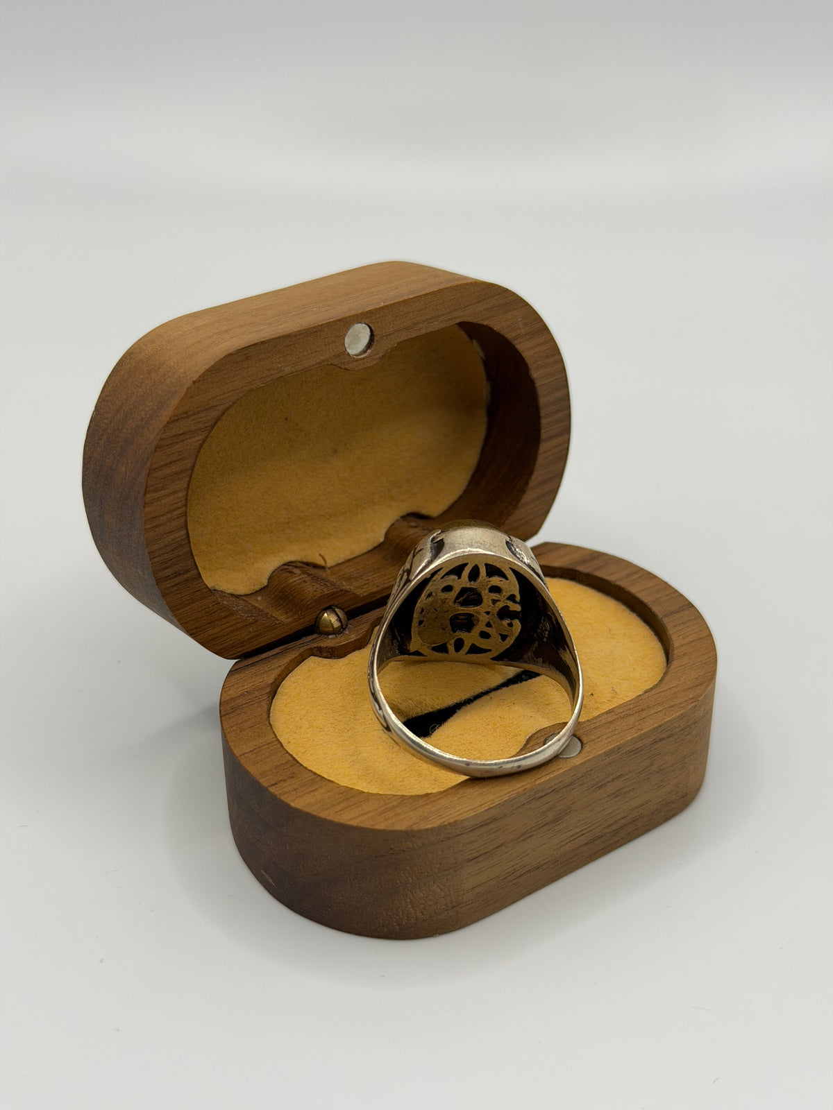 Brown Stone Sterling Silver Ring