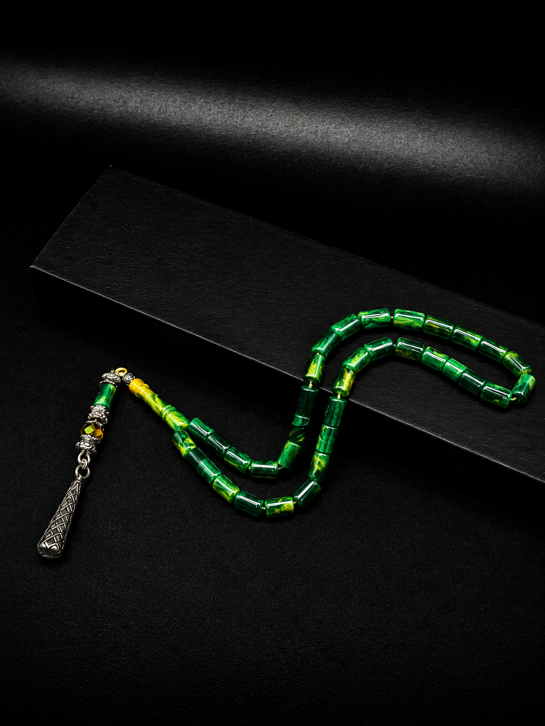 Opal Style Katalin Tesbih – Alloy Tassel – Small Size – Faceted Cut