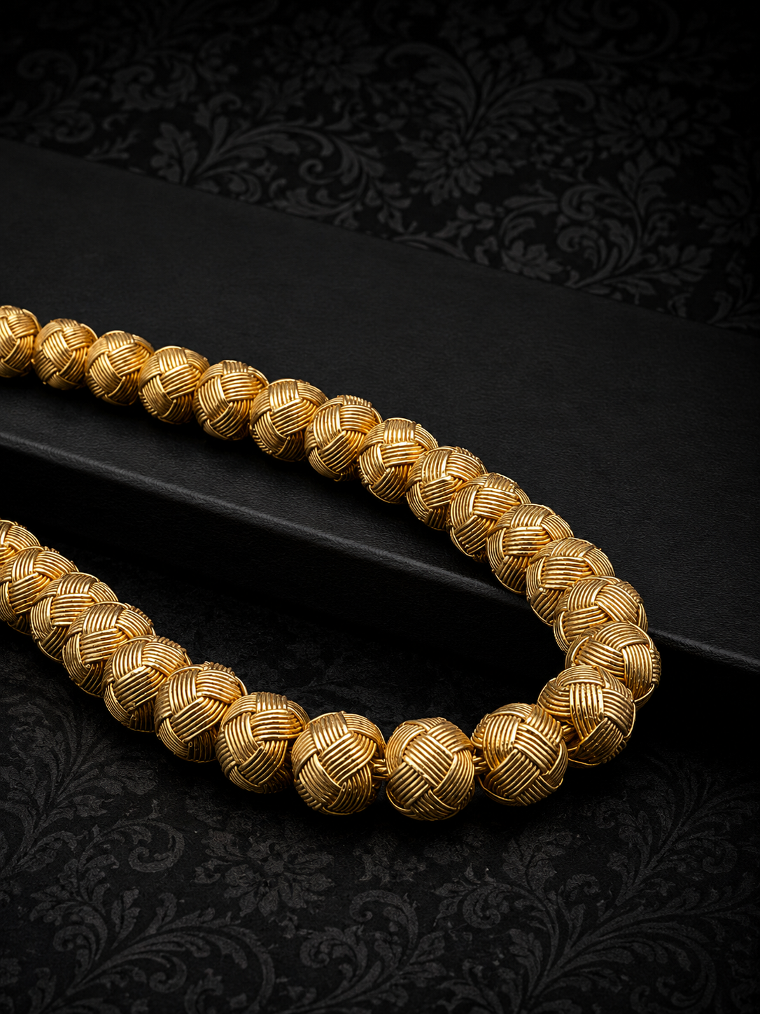1K Silver Kazaz Wrist Size Tesbih – Gold Dipped