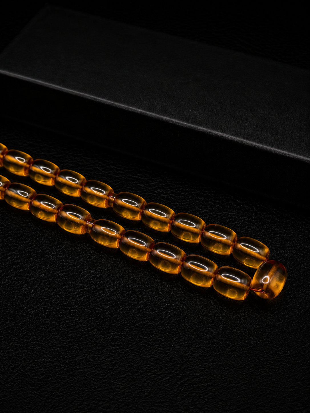 Fire Amber Tesbih – İmame Nakkas Custom Alloy Tassel