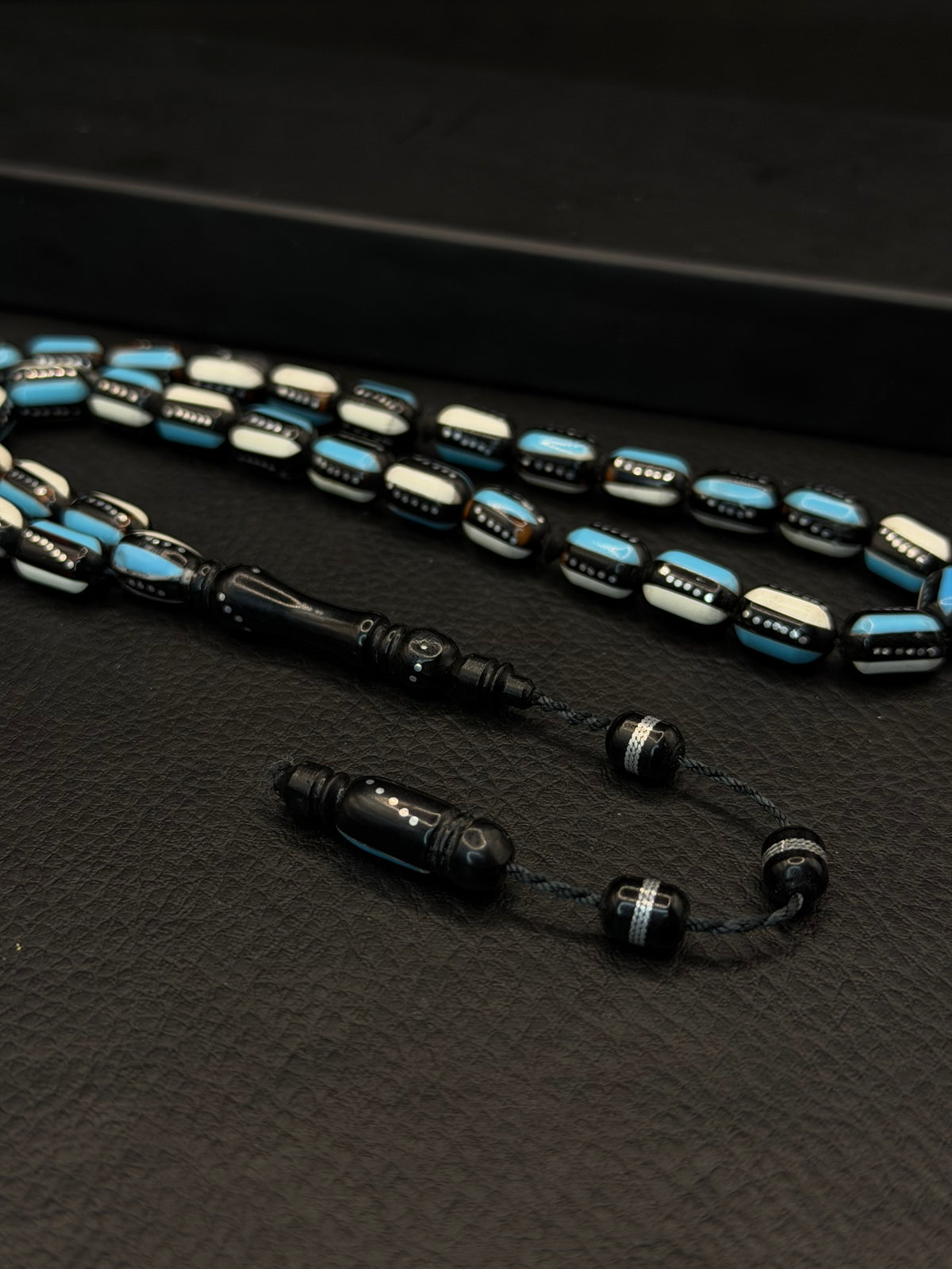 Black Kuka Tesbih – Alloy & Mine Inserted System Tassel