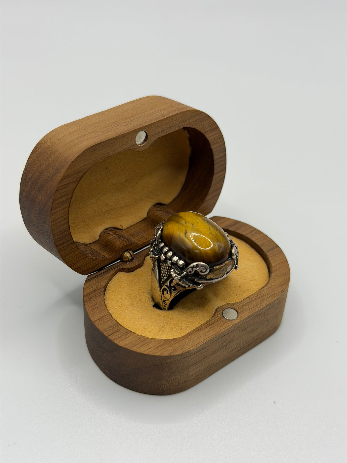 Tiger Eye Sterling Silver Ring