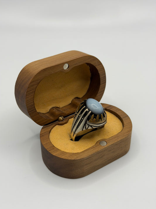 White Katalin Sterling Silver Ring