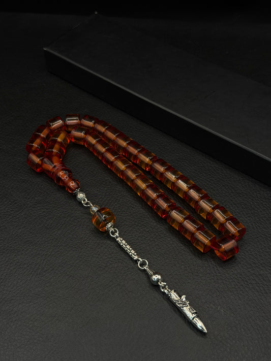 Ottoman Style Necef Tesbih – Barrel Cut – Alloy Tassel
