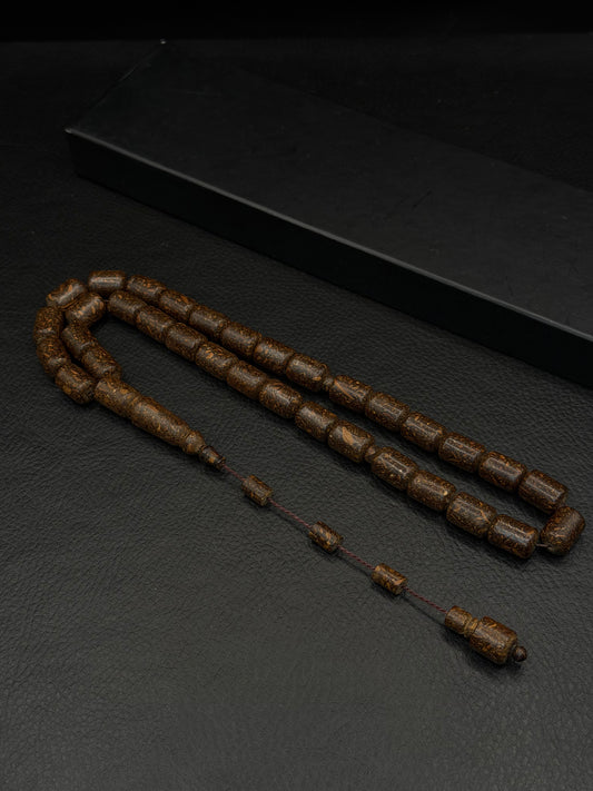Cinnamon Tree Tesbih – Medium Size – Capsule Cut – System Tassel