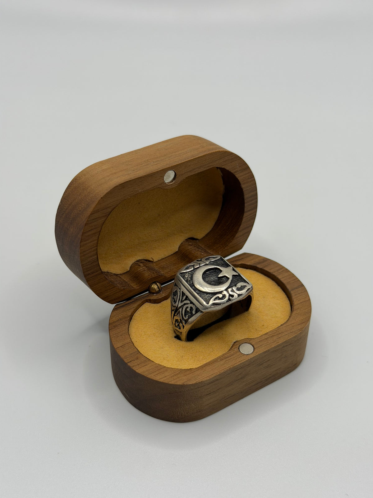 Turkish Flag Sterling Silver Ring