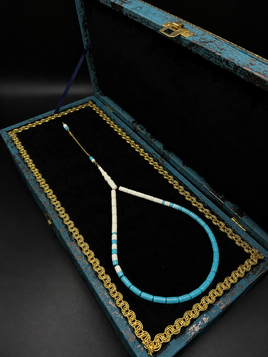 Ömer Yılmaz Antique German Katalin Tesbih – 14K Gold Tassel