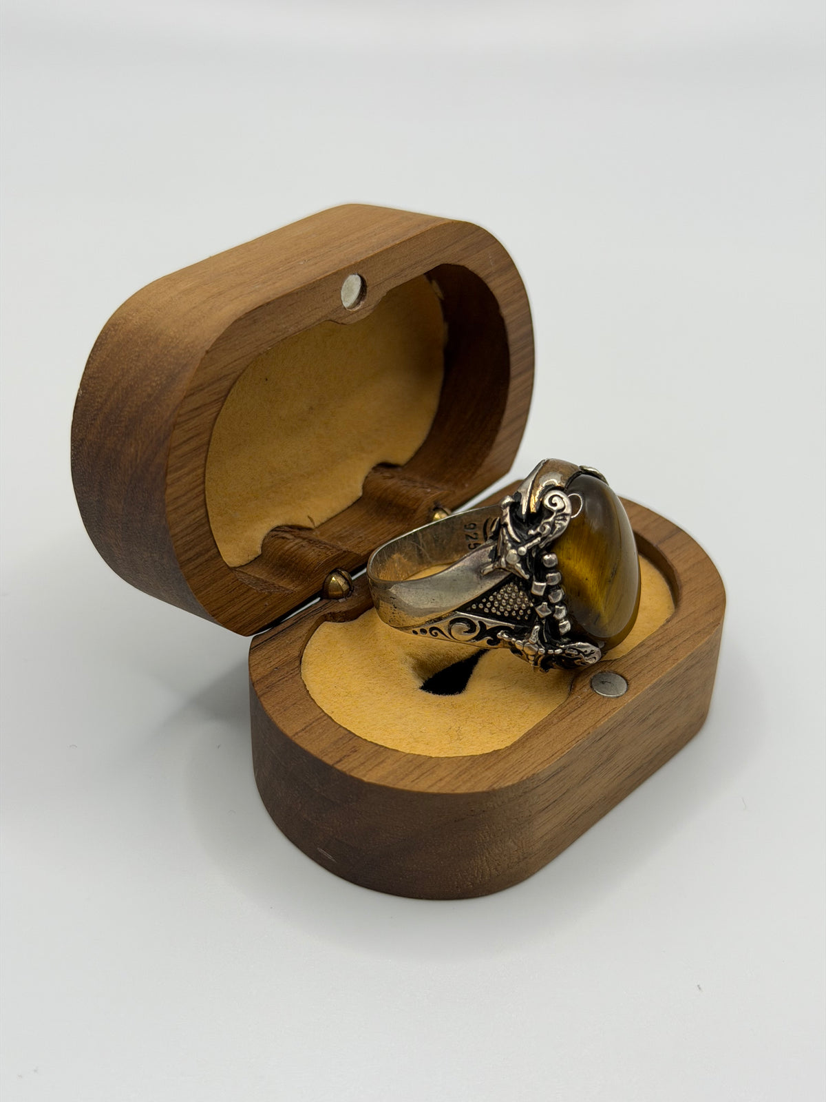 Tiger Eye Sterling Silver Ring