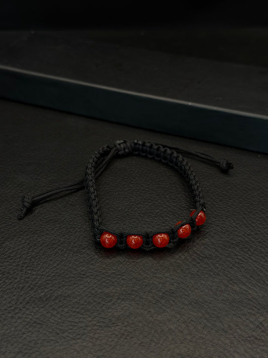 Unisex Red Bracelet – Adjustable Size