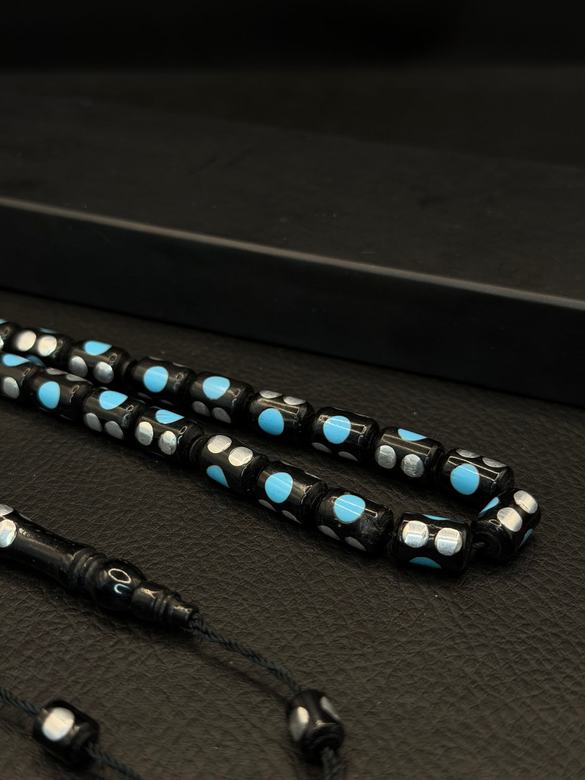 Black Kuka Tesbih – Alloy & Mine Inserted System Tassel