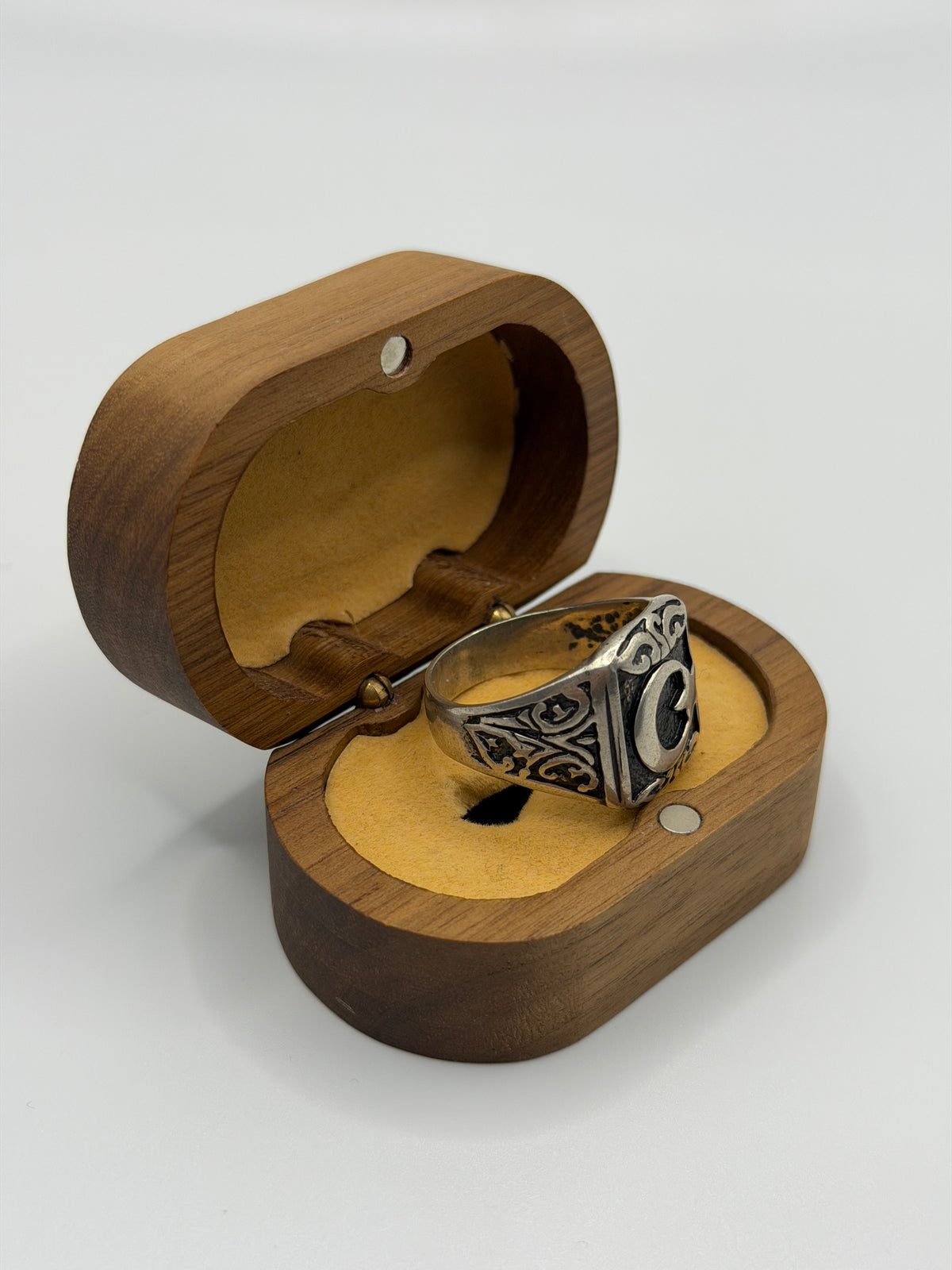 Turkish Flag Sterling Silver Ring