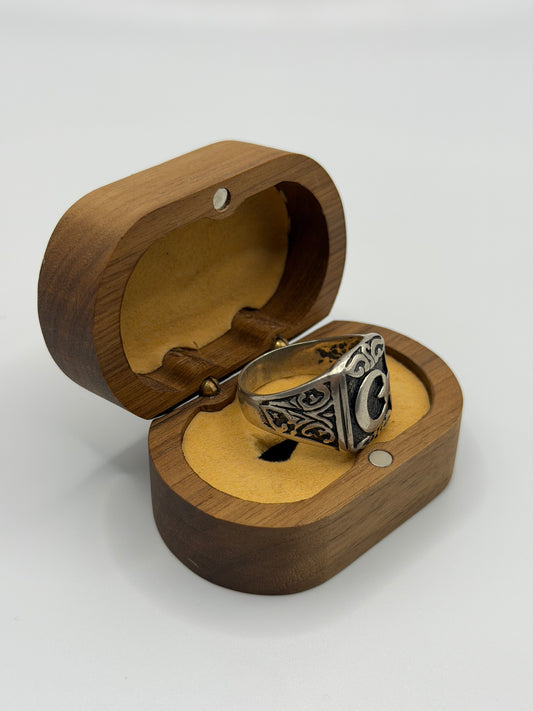 Turkish Flag Sterling Silver Ring