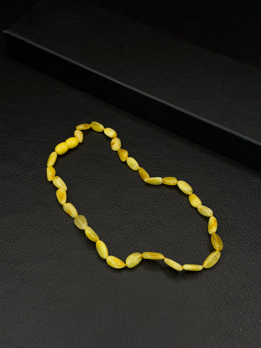 Natural Amber Toddler Necklace – 5g – Screw-On Closure