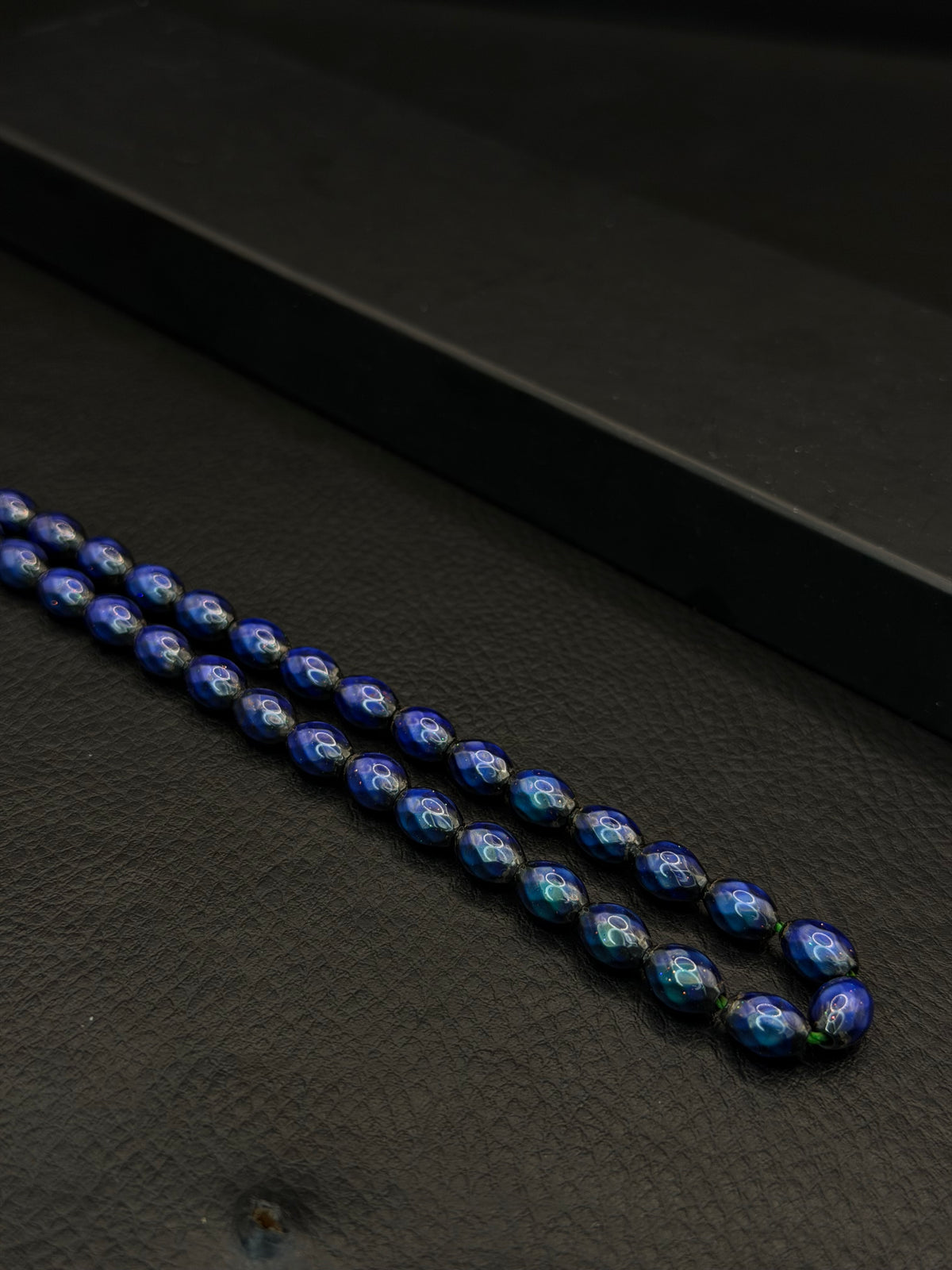 Feeling Stone Colour-Changing Barley Cut Tesbih – Alloy Tassel