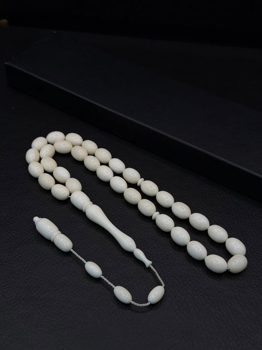 Hippo Tooth Capsule Cut Tesbih – System Tassel