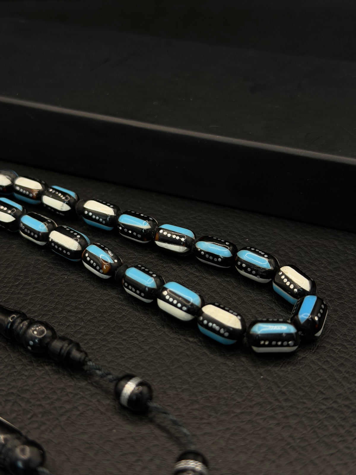 Black Kuka Tesbih – Alloy & Mine Inserted System Tassel