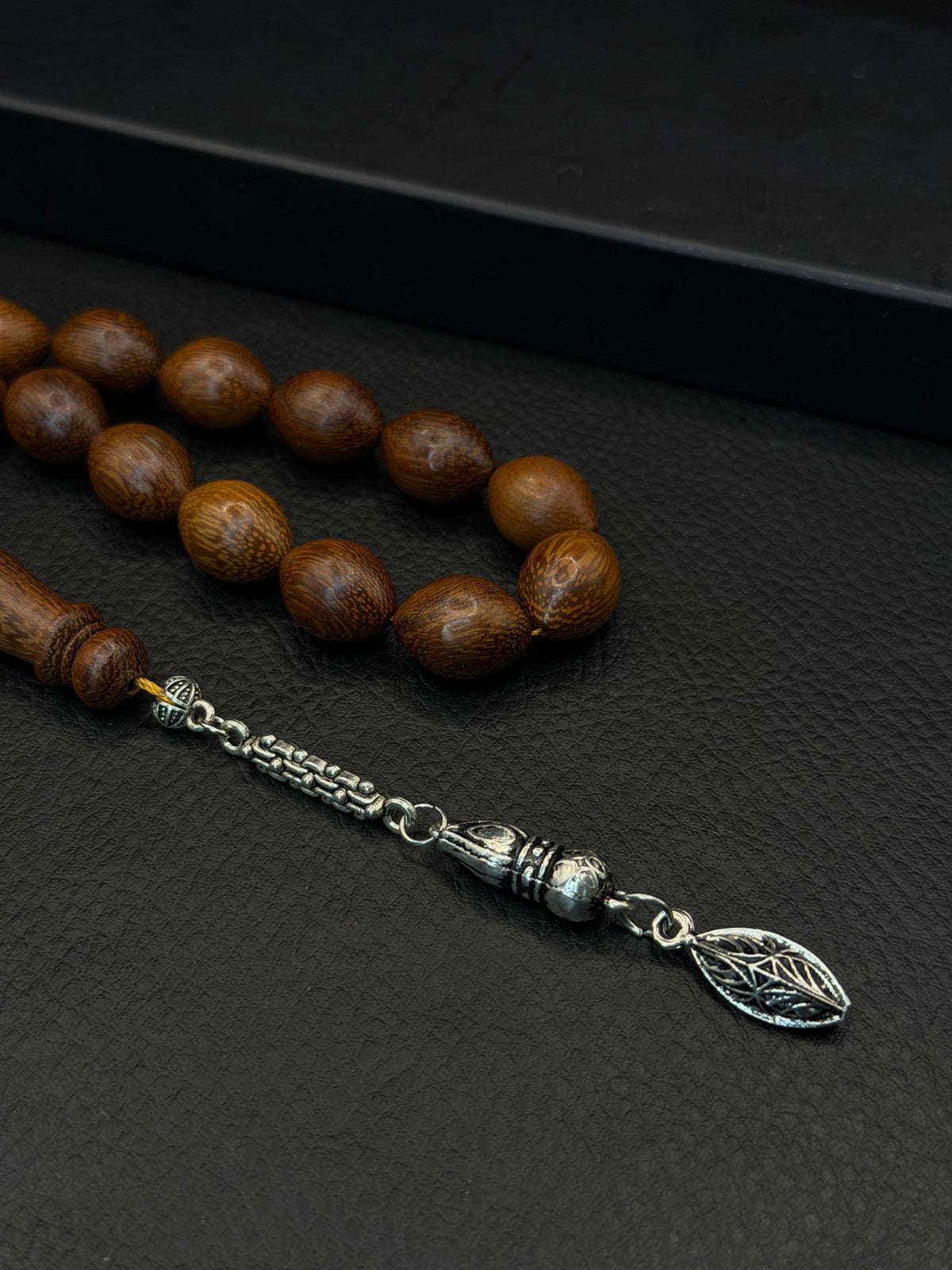Palm Tree Tesbih – Oval Cut – Alloy Tassel – Wrist Size