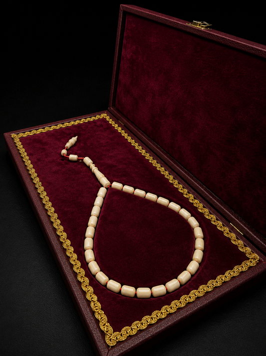 Mammoth Tooth Capsule Cut Tesbih – NF Special Series System Tassel & VIP Box