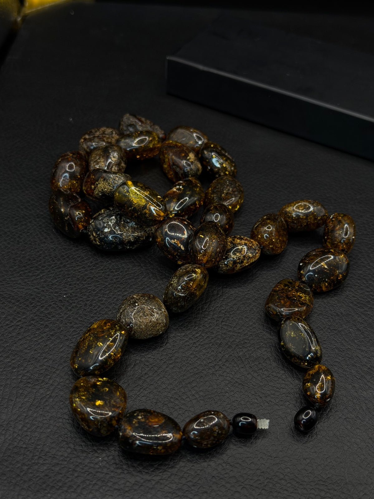 Natural Baltic Fossil Amber Necklace – 85.3g