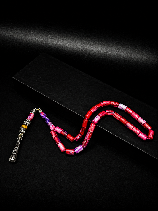 Opal Style Katalin Tesbih – Alloy Tassel – Small Size – Faceted Cut