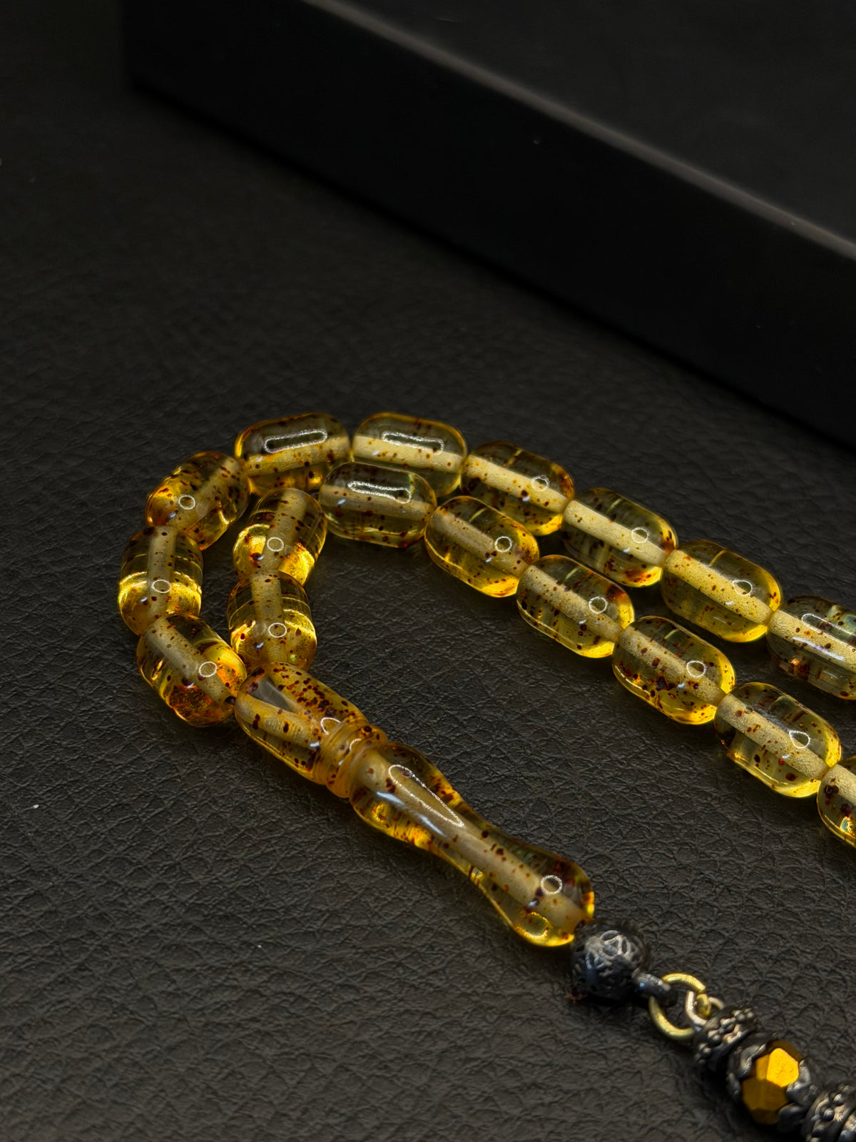 Natural Amber Style Tesbih – Capsule Cut