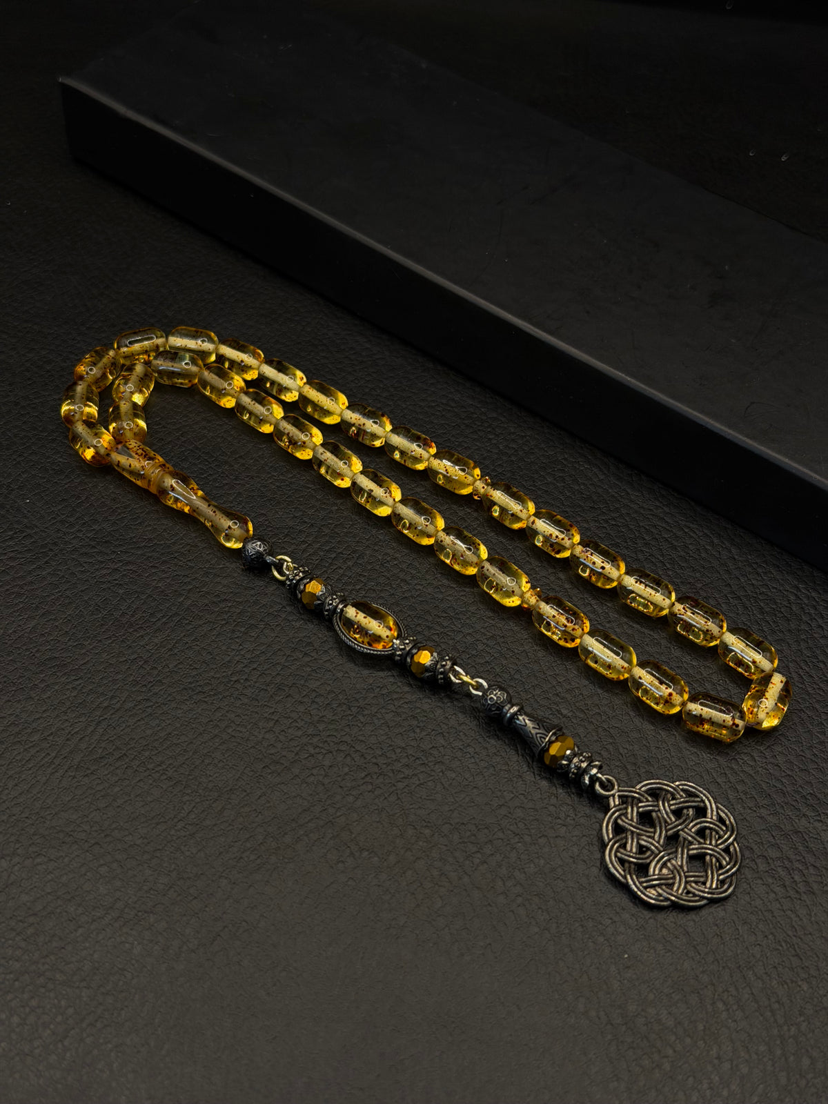 Natural Amber Style Tesbih – Capsule Cut