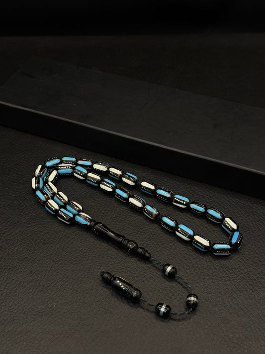 Black Kuka Tesbih – Alloy & Mine Inserted System Tassel