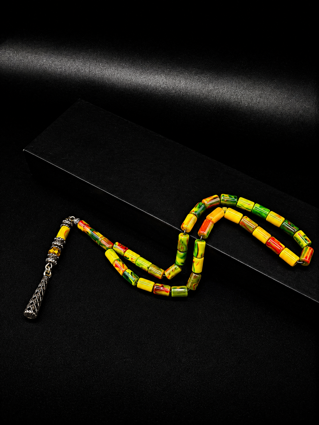 Opal Style Katalin Tesbih – Alloy Tassel – Small Size – Faceted Cut
