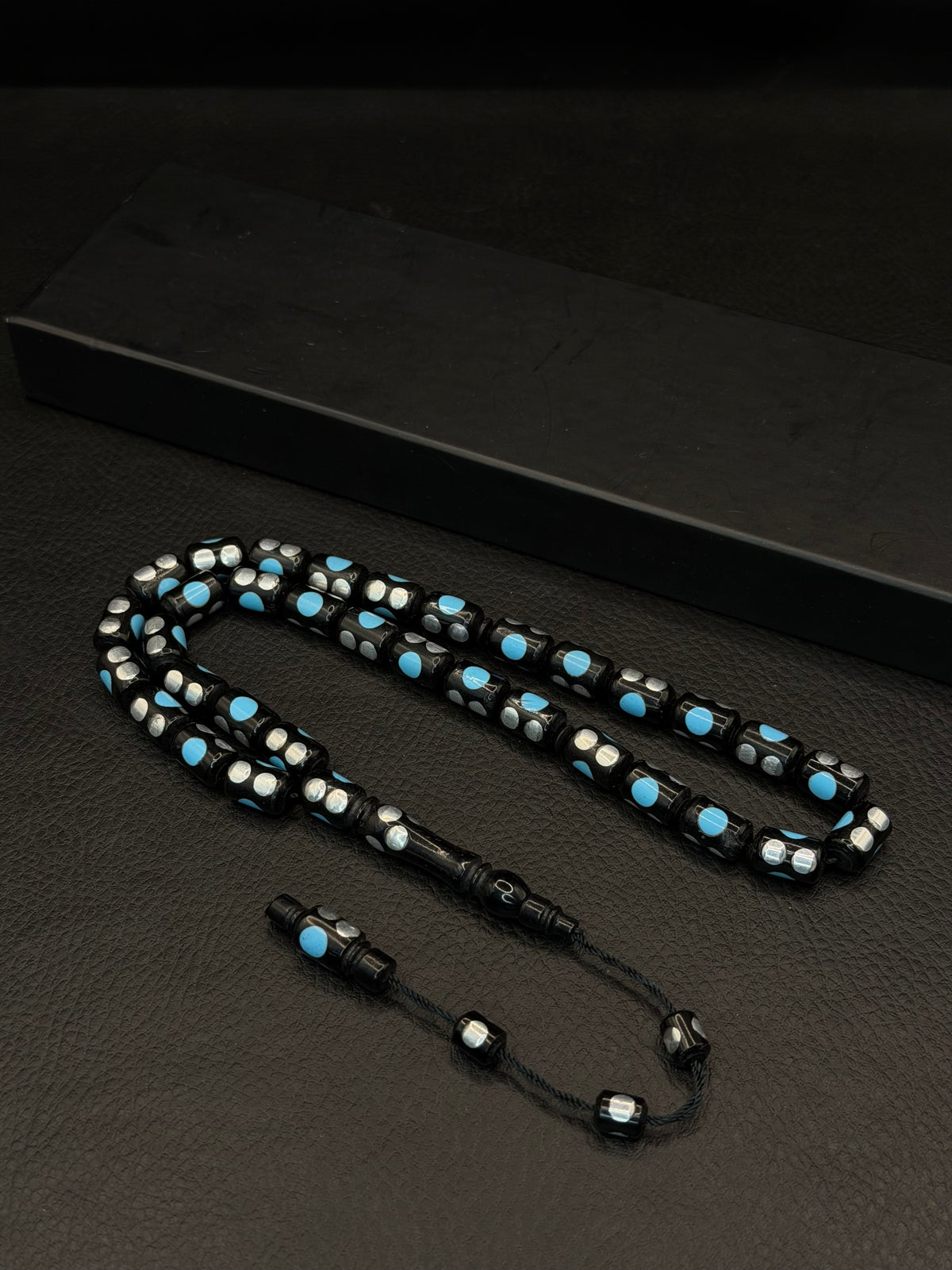 Black Kuka Tesbih – Alloy & Mine Inserted System Tassel