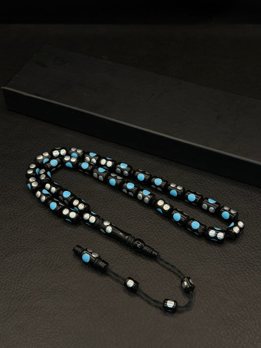 Black Kuka Tesbih – Alloy & Mine Inserted System Tassel