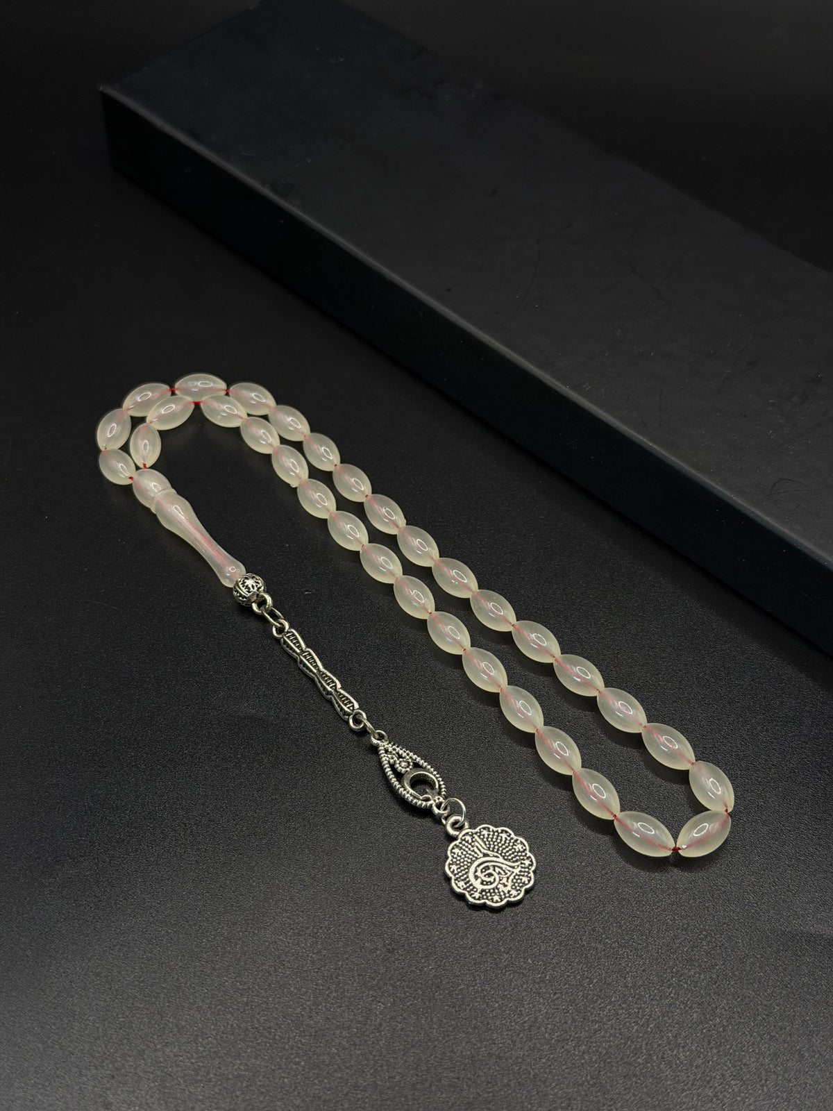 Glow in the Dark Tesbih – Oval Cut – Alloy Tassel