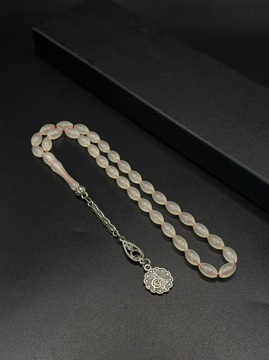 Glow in the Dark Tesbih – Oval Cut – Alloy Tassel