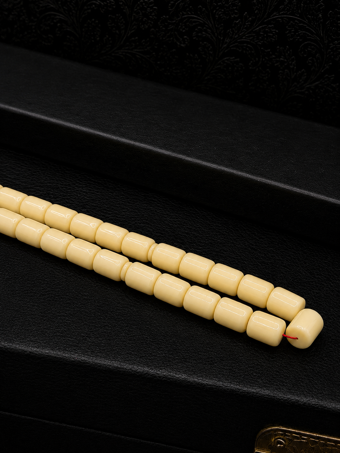 Majong Stone Tesbih – Alloy Custom Tassel