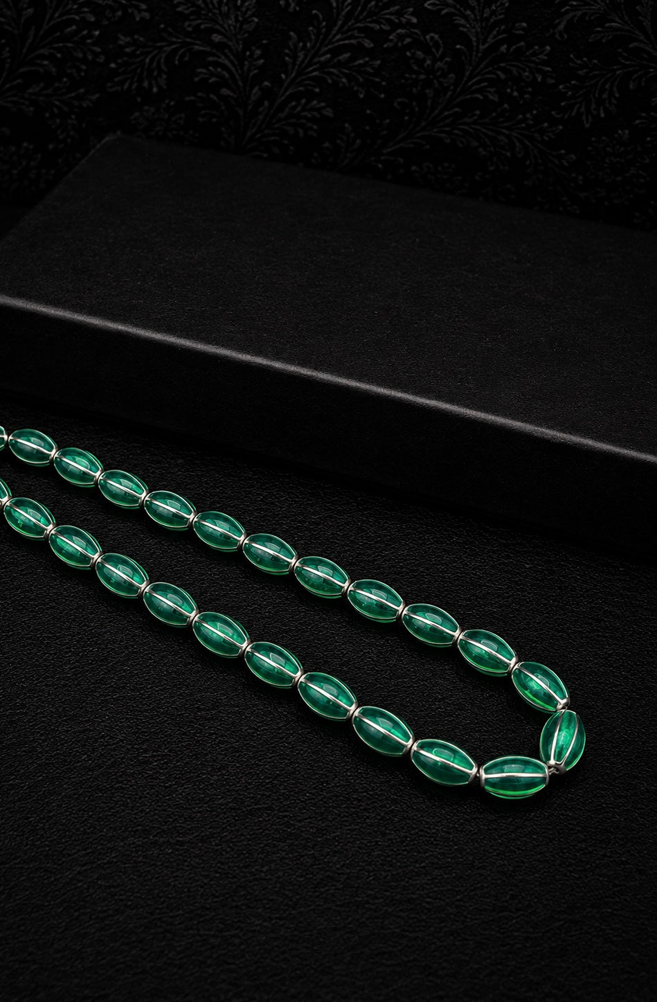 Green Alloy Tesbih – Mine Inserts