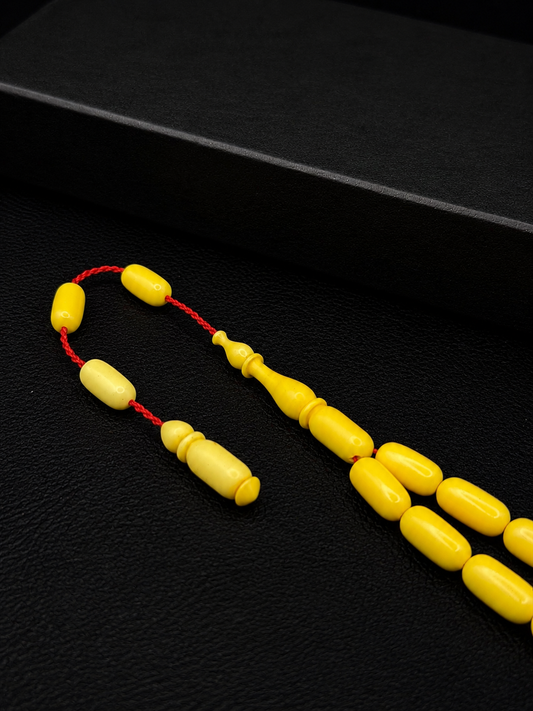 Antique Majong Stone Tesbih – System Tassel