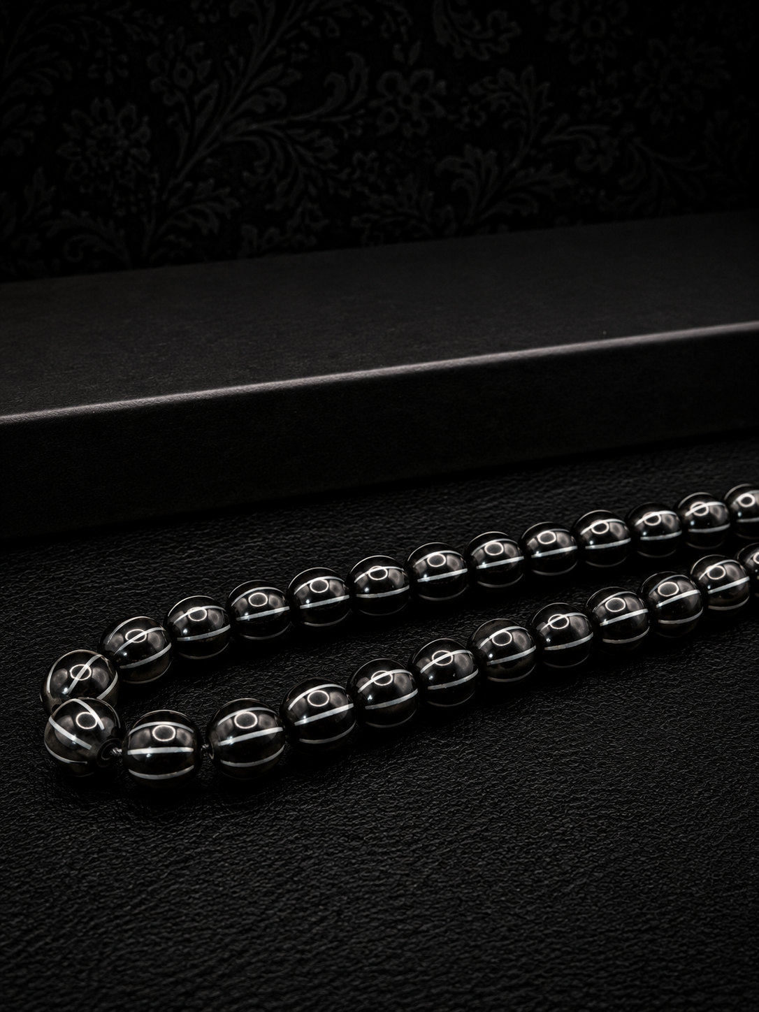 Russian Black Amber Tesbih – Custom Tassel